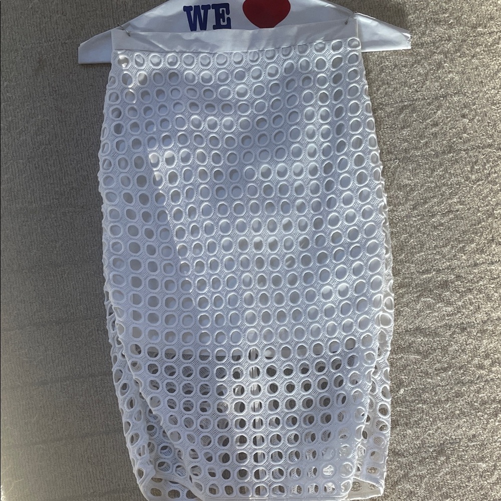 White Women's Skirt banana republic